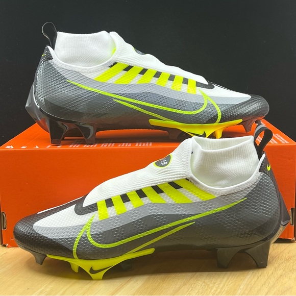 Nike Vapor Edge Pro 360 Football Cleats DQ3670-071 Mens Sizes Grey Volt - Picture 1 of 9